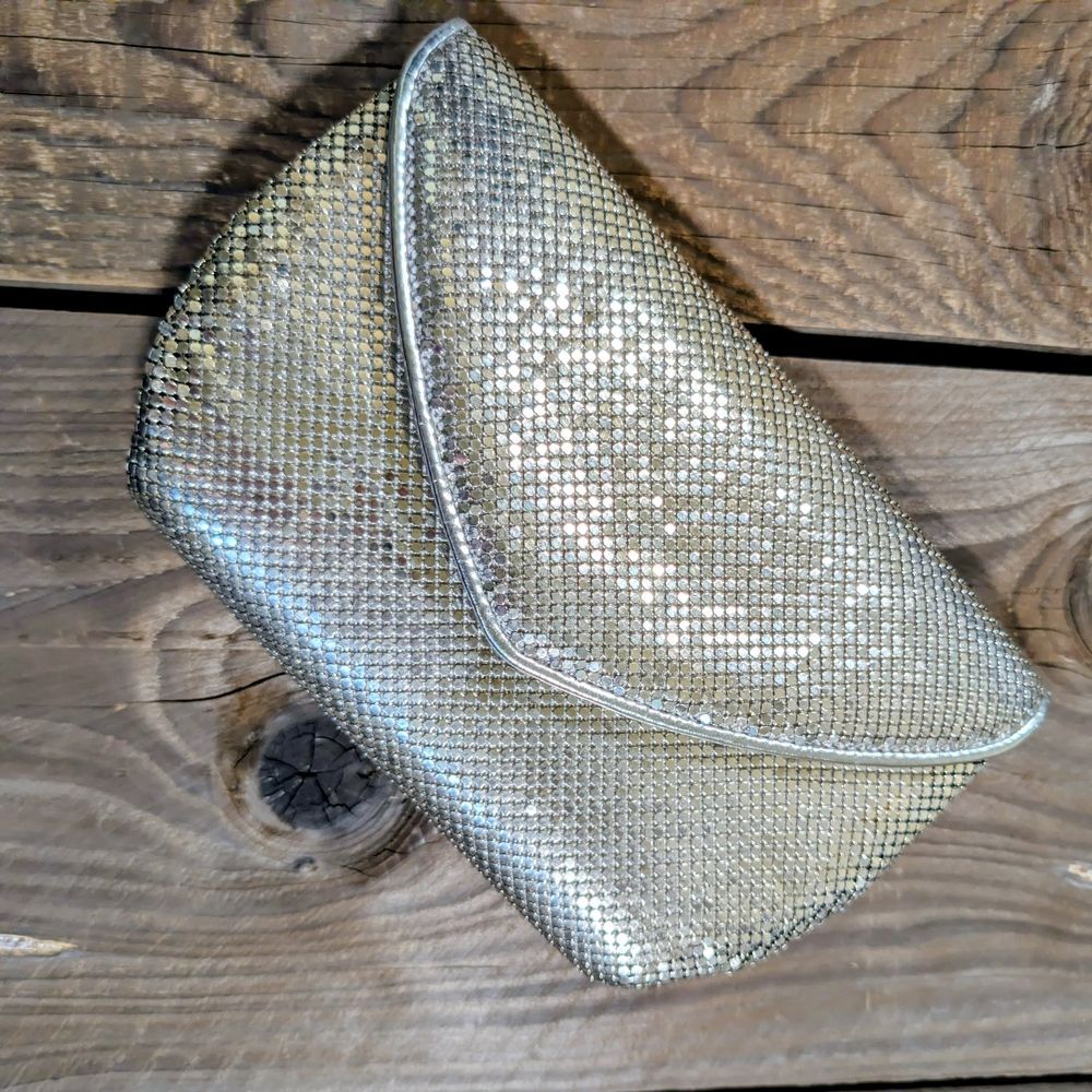 Vintage Whiting & Davis Silver Mesh Clutch